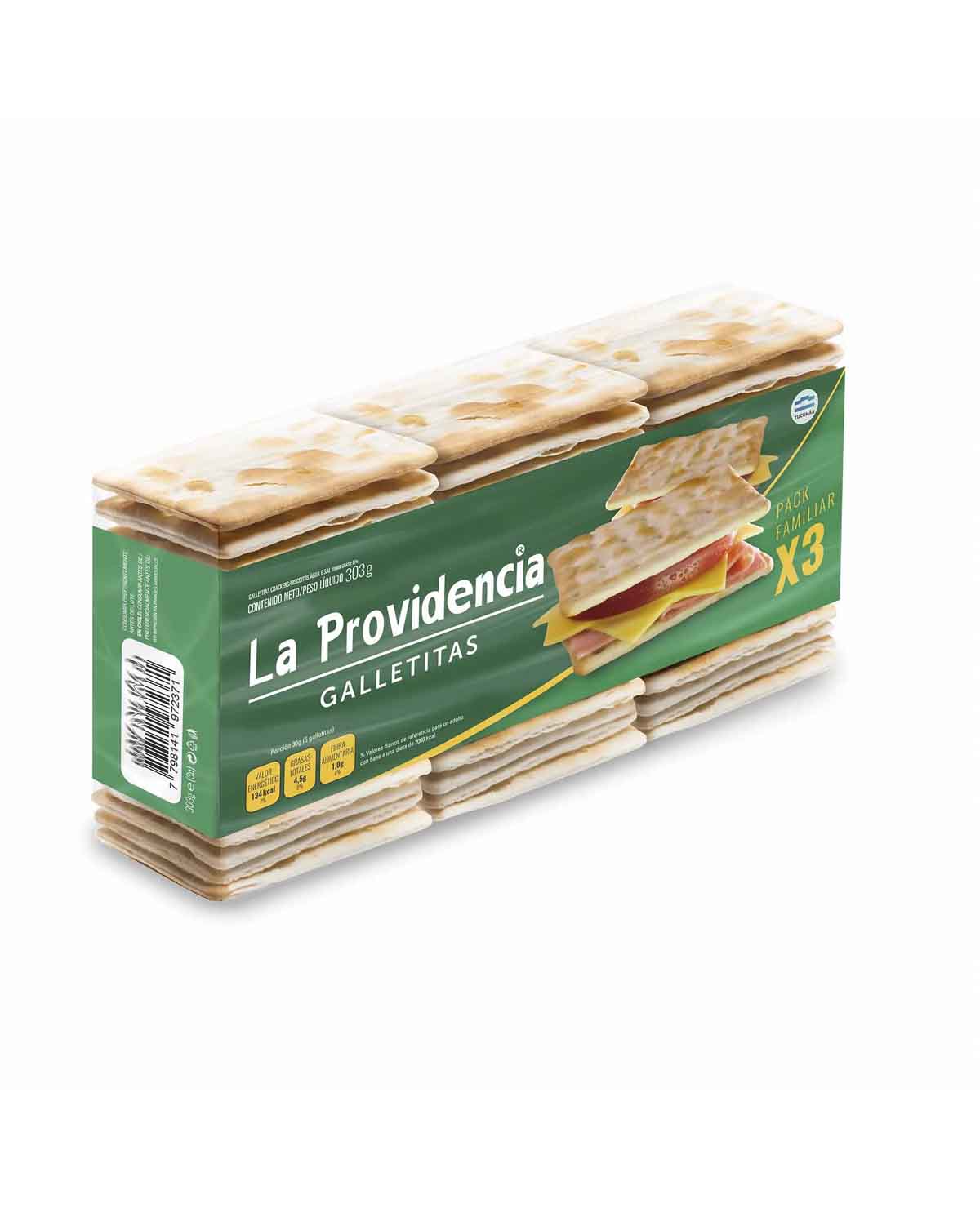 Galletas La Providencia Pack(3) x 303 Gr